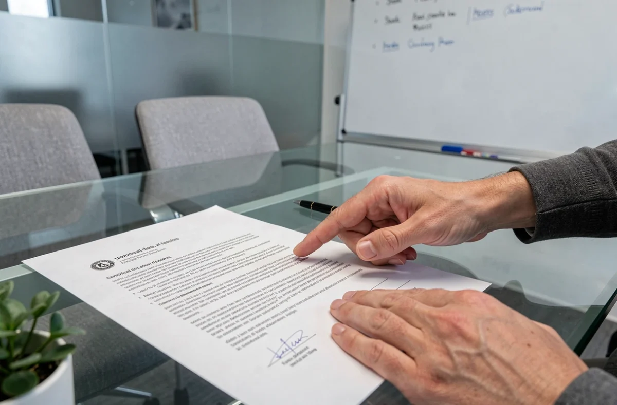 Détail d'une clause de bail commercial article L145-1 du Code de commerce examinée lors d'une réunion professionnelle